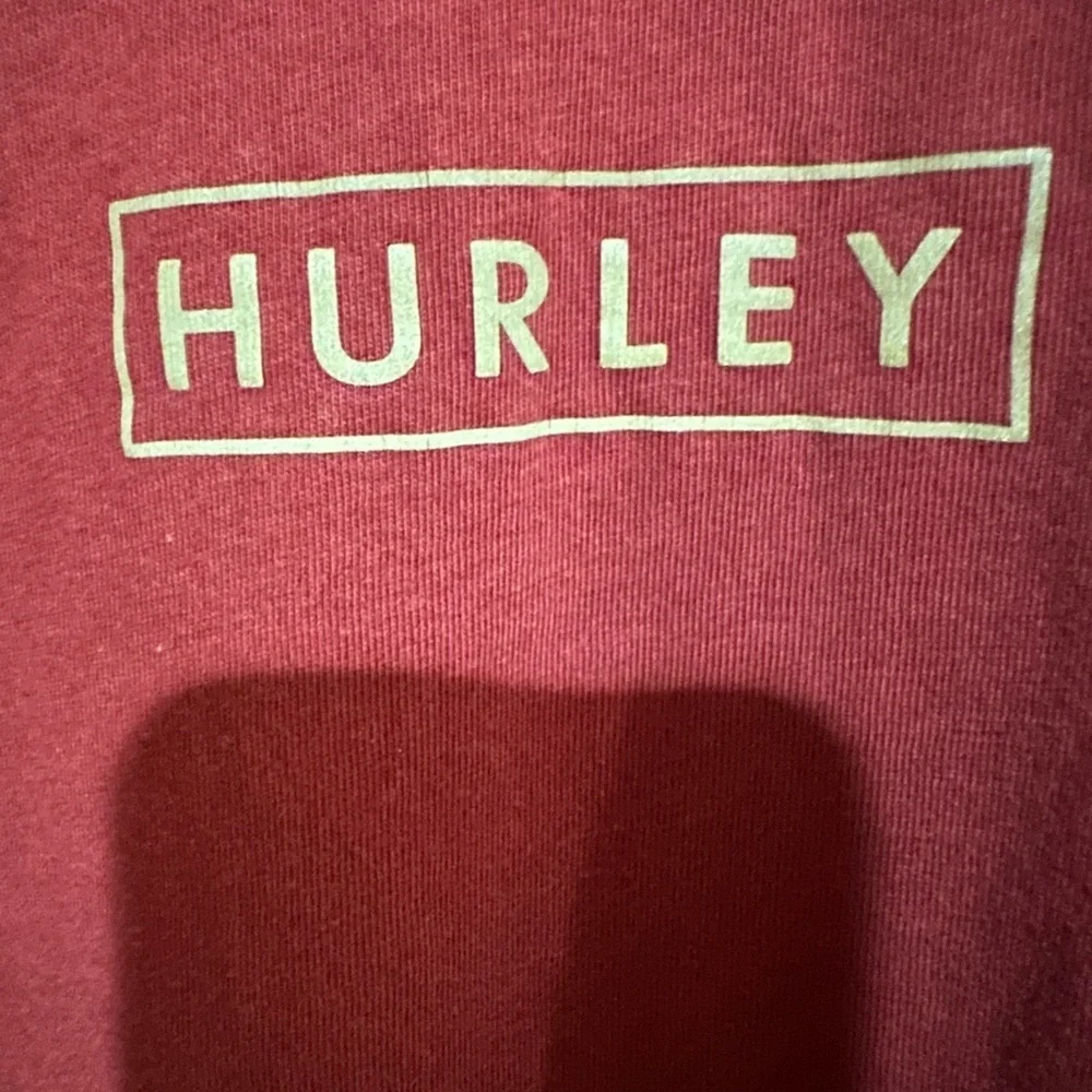 Hurley Kids Burgundy Short Sleeve Tee